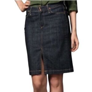 AG Adriano Goldschmied ‘The Precise’ denim front slit skirt 30
